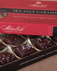 chocolate candy caramel sea salt caramel abdallah