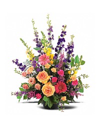 Bright Funeral Flowers