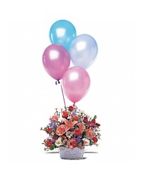 Balloon and Flower Basket