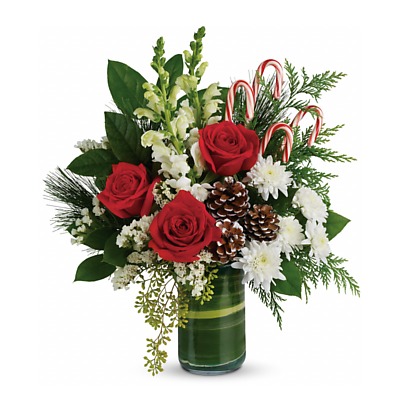 Same Day Flower Delivery - Festive Pines Bouquet