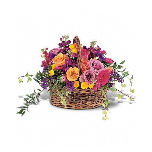 Garden Flowers Basket