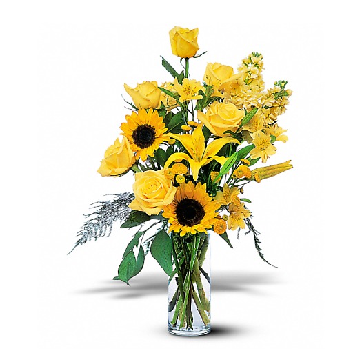 Vase of Yellows